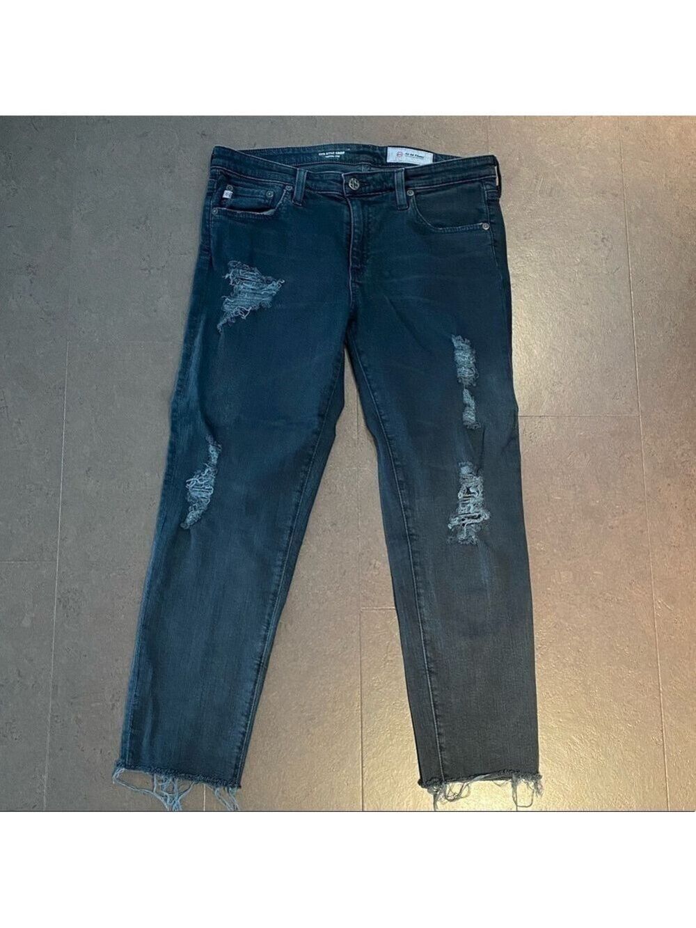 Ag The stilt crop cigarette jean crops size 30